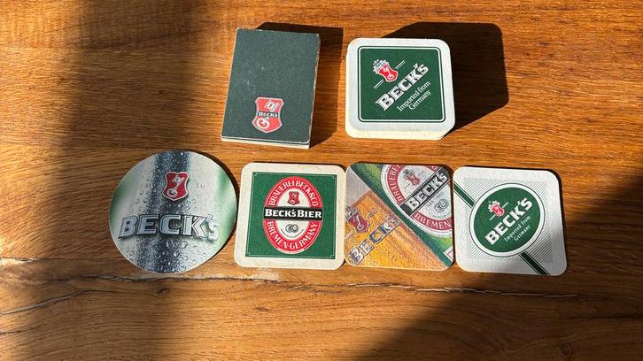 Bierviltjes Beck’s, Verzamelen, Biermerken, Zo goed als nieuw, Ophalen of Verzenden