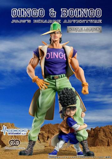 JoJo's Bizarre Adventure Oingo & Boingo Statue beschikbaar voor biedingen