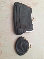 Vintage portemonnaie en geldbeugel, Zwart, Zo goed als nieuw, Met knipsluiting, Ophalen