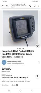 HUMMINBIRD FISH FINDER 250 DX M SONAR, Ophalen, Zo goed als nieuw