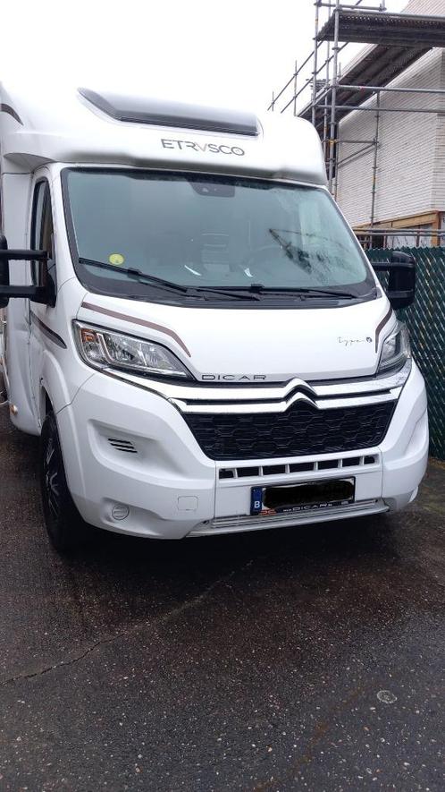 mobilhome etrusco 740 sb, Caravans en Kamperen, Mobilhomes, Particulier, Half-integraal, tot en met 4, Diesel, 7 tot 8 meter, Ophalen