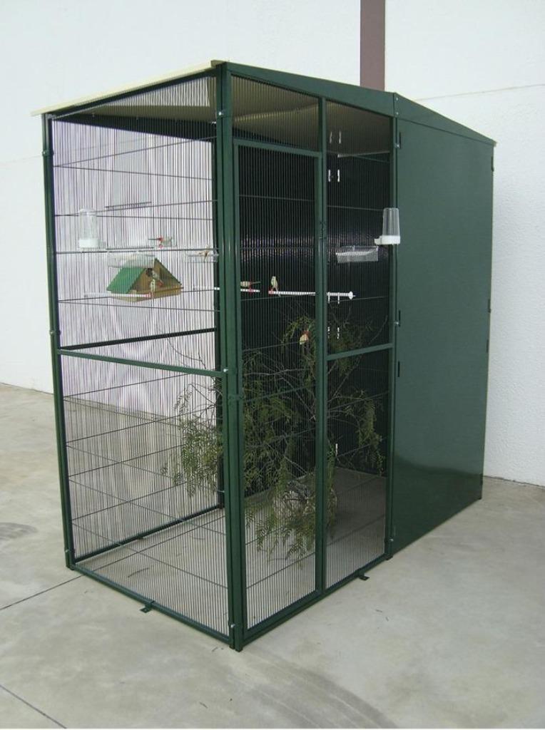 Desillusie Kwijtschelding huisvrouw ② Volière 2x1x2 m perruche canari cage oiseau calopsitte NEUF — Vogels |  Hokken en Kooien — 2dehands