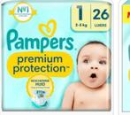 Pampers Premium Protection taille 1 2 paquets, Enlèvement, Neuf