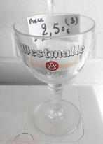 2 Westmalle glazen - 2,50 euro per glas, Verzamelen, Ophalen, Nieuw, Bierglas