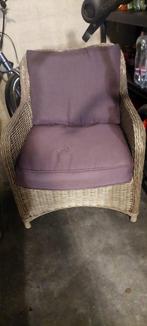2X ROTAN ZETELS MET BIJHORENDE KUSSENS 25 EURO, Ophalen, Gebruikt, Rotan