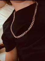 zilverkleuringe ketting, Handtassen en Accessoires, Kettingen, Verzenden, Nieuw, Zilver, Overige materialen