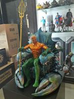 SPRING DEALS Imaginarium Art 1/3 Aquaman On Throne 96cm !!!, Ophalen of Verzenden, Zo goed als nieuw, Film, Beeldje, Replica of Model