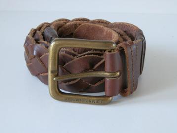 Abercrombie & Fitch riem. Leer. beschikbaar voor biedingen