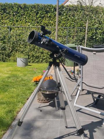 Bresser reflector telescoop, 3 inch azimuth, Ophalen of Verzenden, Gebruikt