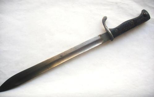 1898-05 baïonnette E & F Hörster datée 1918 pas de fourreau, Verzamelen, Militaria | Algemeen, Landmacht, Mes of Dolk, Verzenden