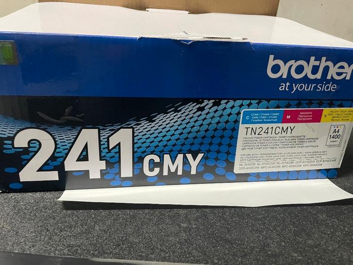 Toner Brother TN 241 CMY, Computers en Software, Printerbenodigdheden, Nieuw, Toner, Ophalen of Verzenden