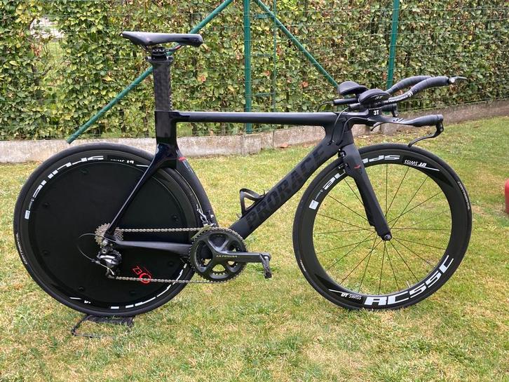 Tijdritfiets/ triathlonfiets Prorace Leda, Fietsen en Brommers, Fietsen | Racefietsen, Zo goed als nieuw, Carbon, Ophalen