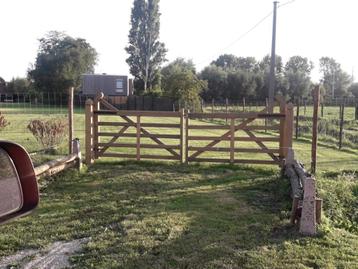 houten hekken poort Field Gate