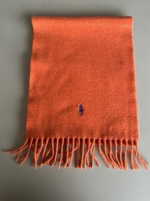 Ralph Lauren lamswollen sjaal oranje, Kleding | Dames, Mutsen, Sjaals en Handschoenen, Sjaal, Ophalen of Verzenden