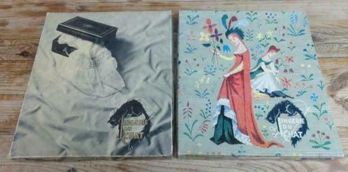 2 Oude Franse lingerie dozen , lingerie du Chat, Antiek en Kunst, Curiosa en Brocante, Ophalen of Verzenden