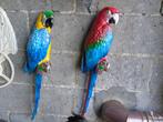 gietijzeren wandpapegaai in kleuren, om uit te kiezen, Ophalen, Nieuw