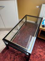 Salontafel in de woonkamer, Huis en Inrichting, Tafels | Salontafels, Ophalen, Glas, 50 tot 100 cm, Zo goed als nieuw