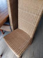 6 rotanstoelen, Huis en Inrichting, Stoelen, Gebruikt, Overige kleuren, Riet of Rotan, Ophalen of Verzenden