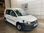 Volkswagen Caddy 1.6 TDI Lichte Vracht 102pk *GPS/AIRCO*, Auto's, USB, Zwart, Leder en Stof, Wit