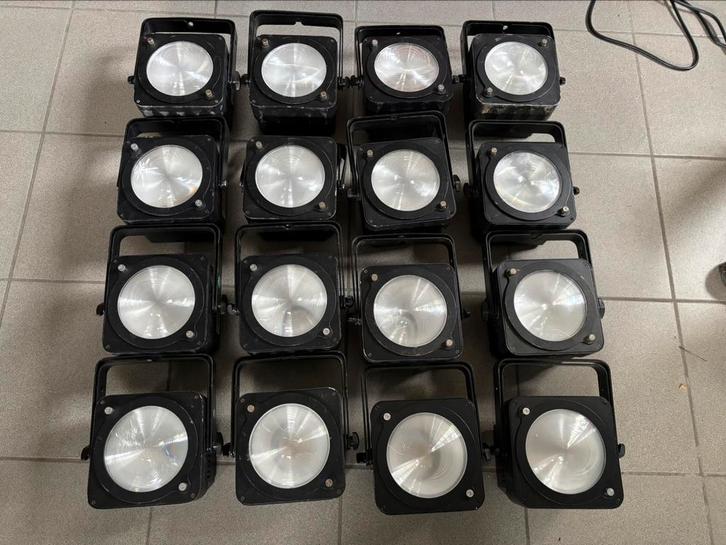 Contest irLEDFLAT1x30TC 1x30 COB RGB Led par 25/80gr, Muziek en Instrumenten, Licht en Laser, Zo goed als nieuw, Licht, Geluidgestuurd