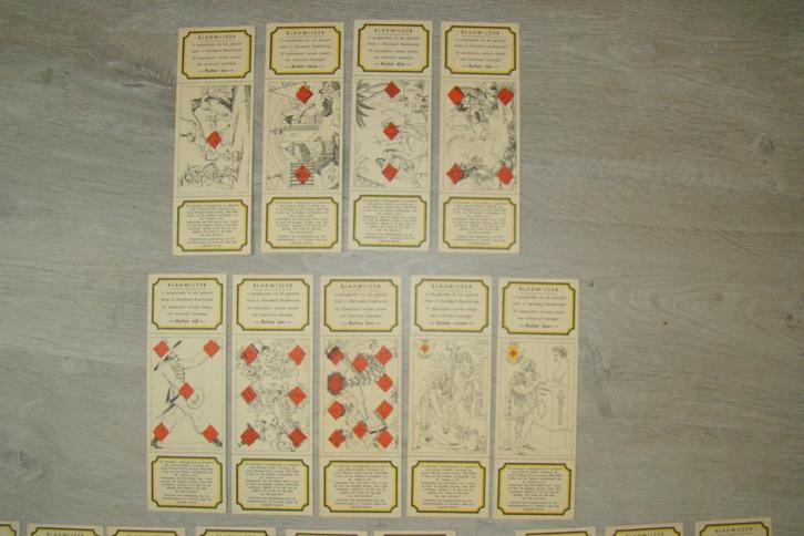 Standaard Boekhandel bladwijzer = speelkaart ruiten Athalin, Verzamelen, Boekenleggers, Zo goed als nieuw, Reclame, Ophalen