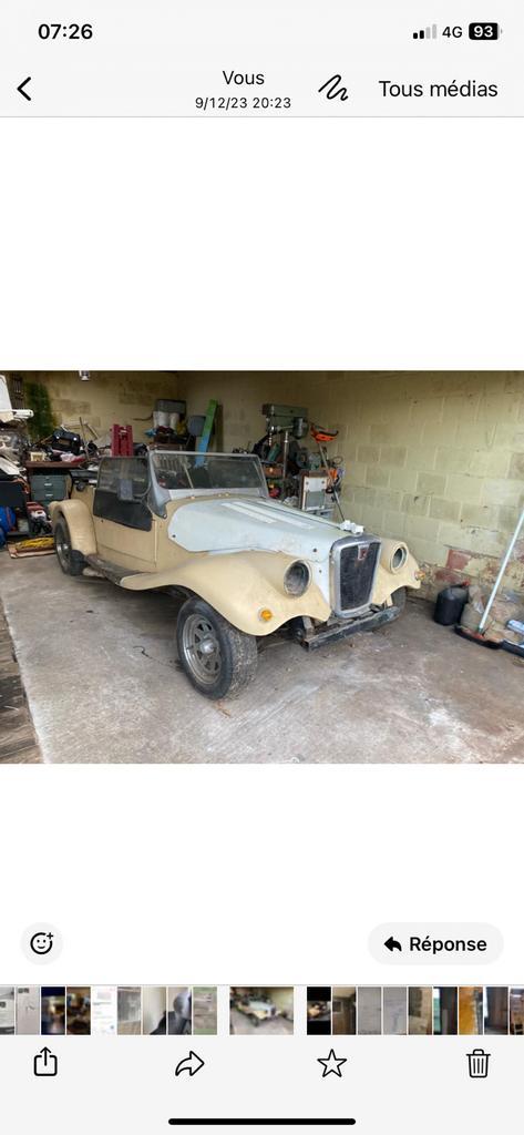 Spartan kitcar 1954 af te werken, Auto's, Oldtimers, Particulier, Ophalen