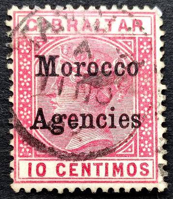 10 Centimos Gibraltar "Morocco agencies" 1899 beschikbaar voor biedingen