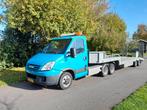 Iveco Daily 35C18 BE combi oplegger 10200 KG laadverm, Auto's, Bestelwagens en Lichte vracht, Gebruikt, Iveco, Diesel, Particulier