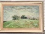 Pastel paysage signe jacob, Hobby en Vrije tijd, Tekenen, Ophalen of Verzenden
