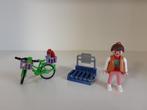 PLaymobil vrouw en fiets, Ophalen of Verzenden, Zo goed als nieuw, Complete set