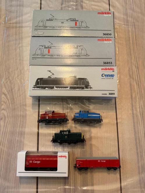 Märklin lot 6 loc's en 2 wagons <Koopje!>, Hobby en Vrije tijd, Modeltreinen | H0, Zo goed als nieuw, Locomotief, Wisselstroom