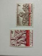 2 postzegels van 75 jaar socialistische partij, Postzegels en Munten, Ophalen