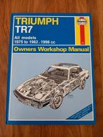 triumph tr7 owners workshop manual, Autos : Divers, Modes d'emploi & Notices d'utilisation, Enlèvement ou Envoi