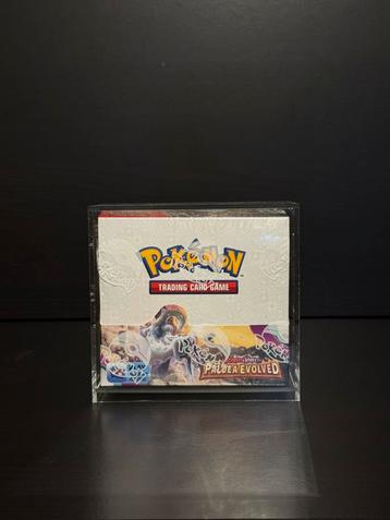 Paldea Evolved Booster Box incl Acryl Case beschikbaar voor biedingen