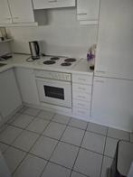 gratis hoek keuken met toestellen, Huis en Inrichting, Keuken | Complete keukens, Ophalen, Gebruikt, Hout, Hoekkeuken