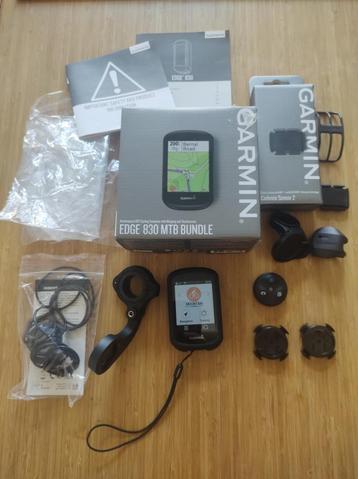 GPS garmin edge 830 MTB bundle + cadence sensor 2 beschikbaar voor biedingen