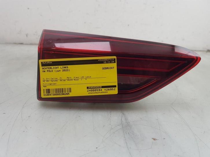 ACHTERLICHT LINKS Volkswagen Polo VI (AW1) (|2G0945093D|), Auto-onderdelen, Verlichting, Volkswagen, Gebruikt