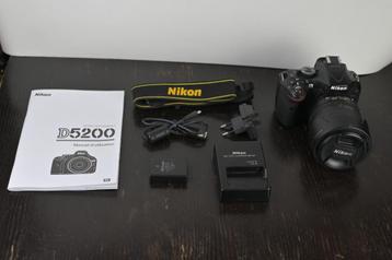 camera Nikon D5200 + draagtas beschikbaar voor biedingen