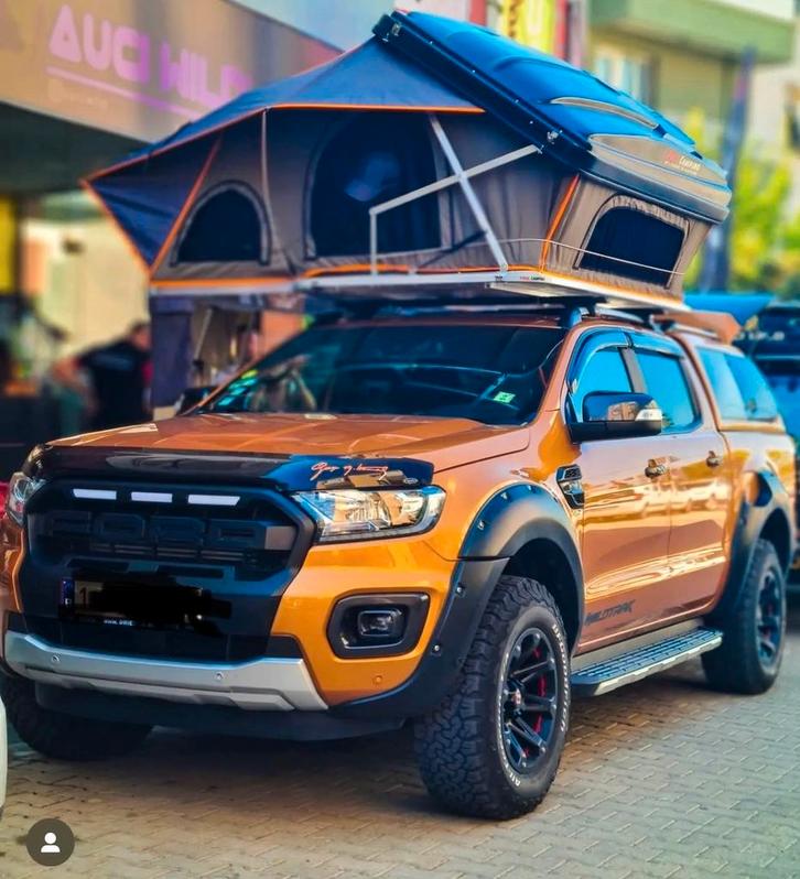 Daktent voor 4 personen met hardtop (200cmx200cm)open afmet, Caravanes & Camping, Tentes, jusqu'à 4, Comme neuf, Enlèvement