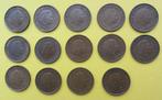 Gulden Pays-Bas - 5 cents - 15x - Différentes années, Enlèvement ou Envoi, Monnaie en vrac, 5 centimes, Reine Juliana