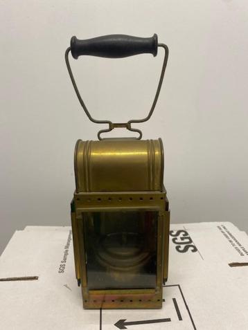 antieke sein lamp van de spoorwegen in nieuwstaat beschikbaar voor biedingen