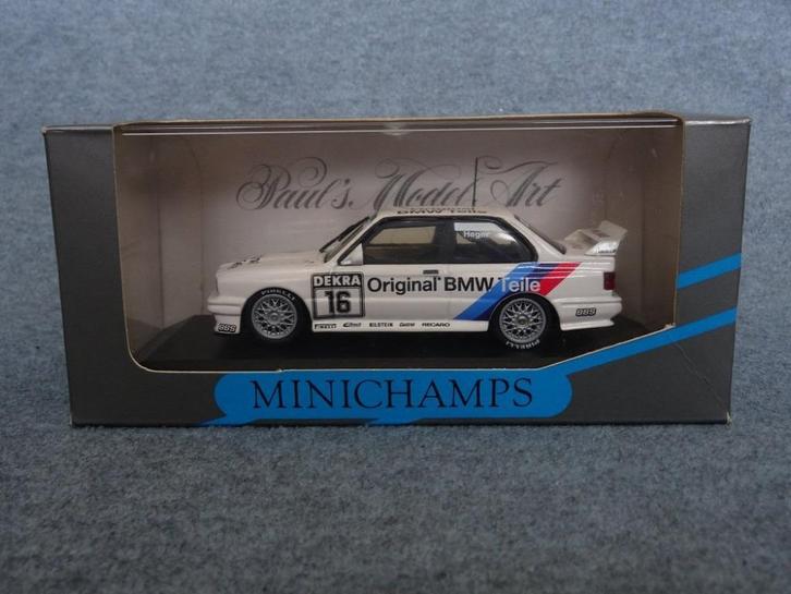 BMW E30 M3 DTM 1991 #16 Linder Heger Minichamps 1:43 OVP, Hobby en Vrije tijd, Modelauto's | 1:43, Gebruikt, Auto, MiniChamps