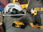 Dewalt cirkelzaag en vijsmachine, Ophalen, Gebruikt, Cirkelzaag