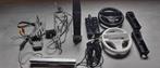 Wii console met accessoires, Ophalen of Verzenden, Zo goed als nieuw, Met 2 controllers, Met stuurtje