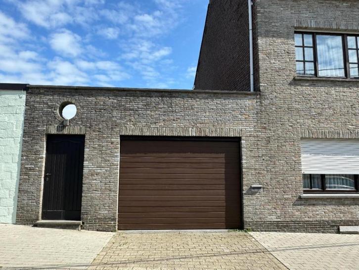 grote elektrische garagepoort - bruin, Huis en Inrichting, Overige Huis en Inrichting, Zo goed als nieuw, Ophalen