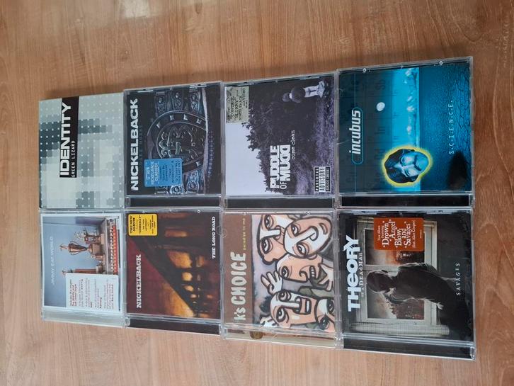CD's rock Incubus K's Choice Nickelback Jimmy Eat World e.a., Cd's en Dvd's, Cd's | Rock, Gebruikt, Ophalen of Verzenden