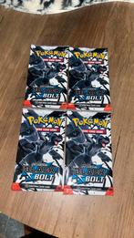4 black Bolt pokémon packs, Ophalen of Verzenden, Nieuw, Meerdere kaarten, Foil