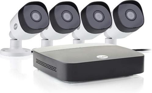 ONGEOPENDE Yale Home CCTV bewakingskit, 4 camera's SV-4C-4AB, TV, Hi-fi & Vidéo, Caméras de surveillance, Neuf, Enlèvement ou Envoi