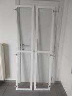 Ikea OXBERG Vitrinedeur, wit, 40x192 cm (2 stuks), Maison & Meubles, Armoires | Étagères, Comme neuf, Enlèvement