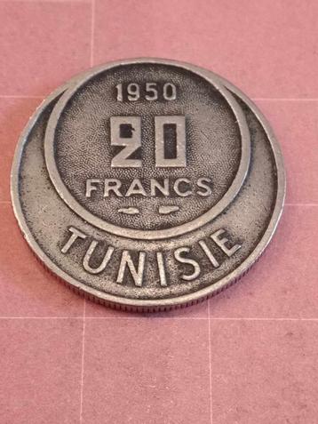 TUNESIE 20 Frank 1950